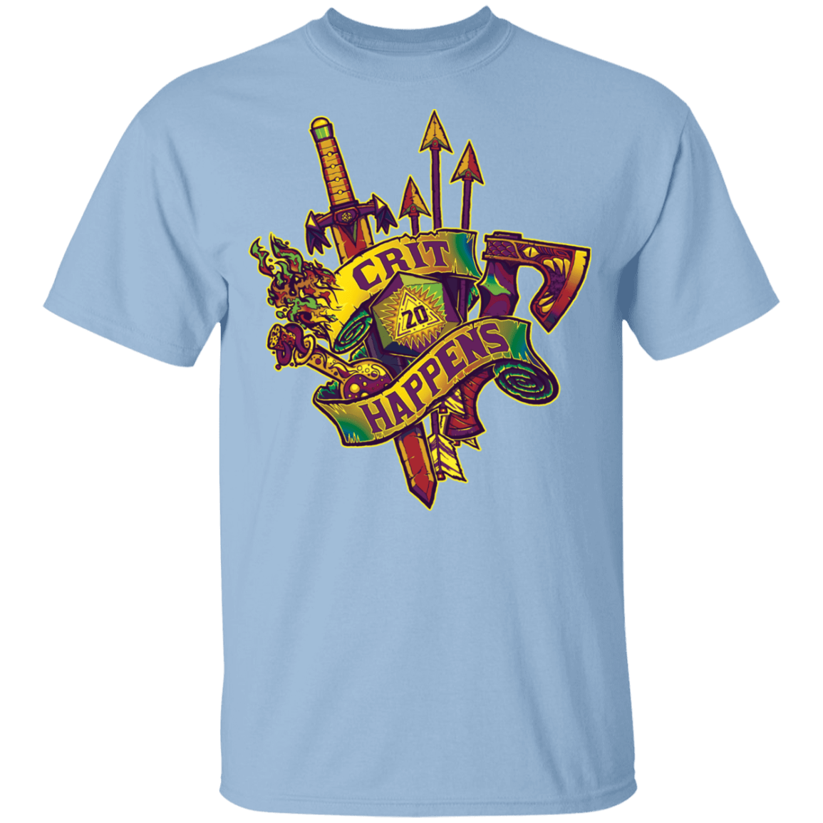 T-Shirts Light Blue / YXS Crit Happens Youth T-Shirt