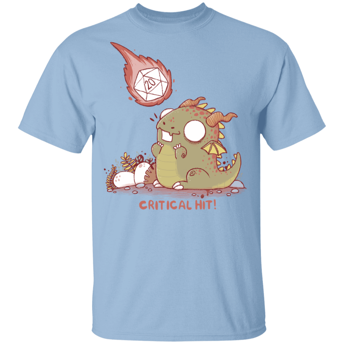 T-Shirts Light Blue / YXS Critical Hit Youth T-Shirt