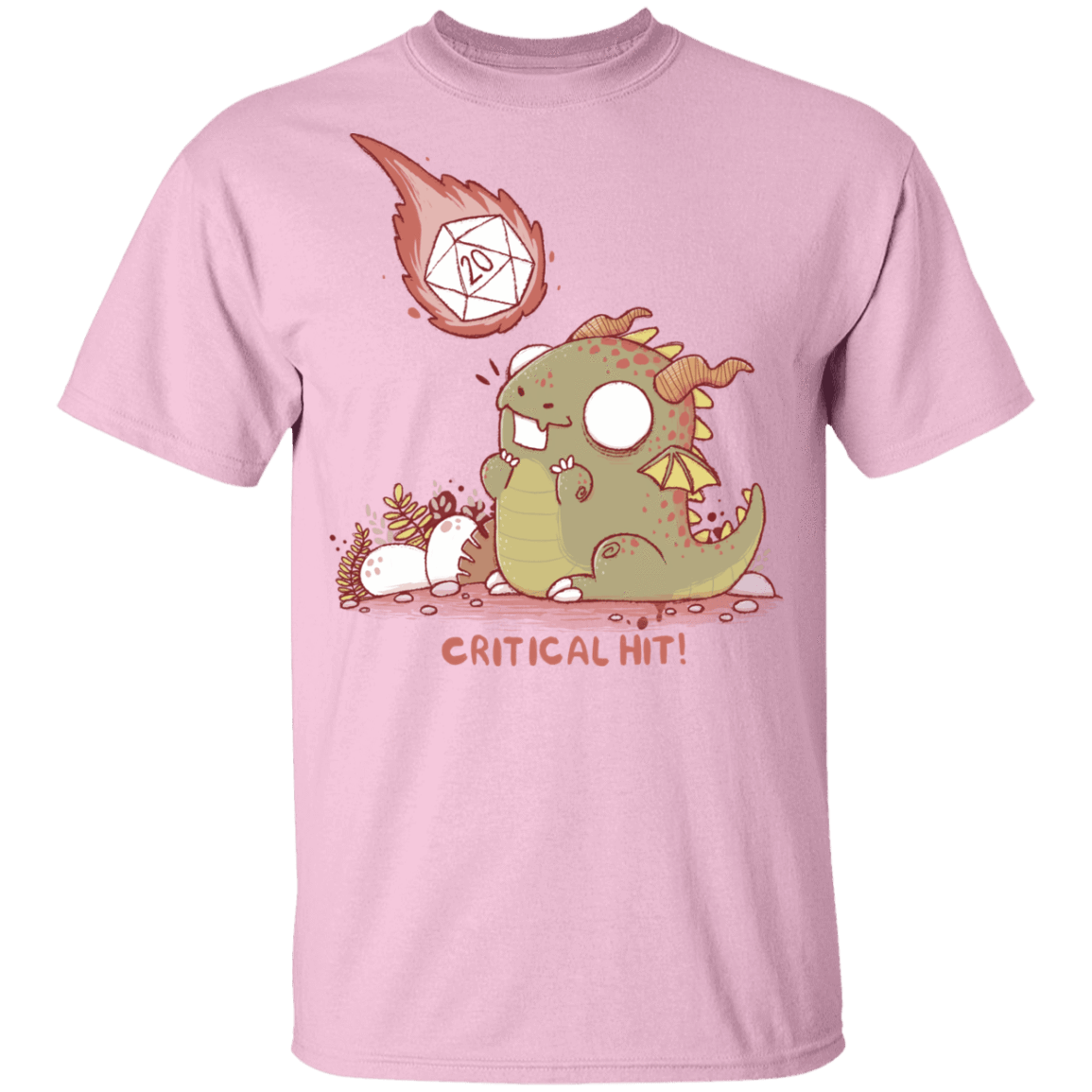 T-Shirts Light Pink / YXS Critical Hit Youth T-Shirt