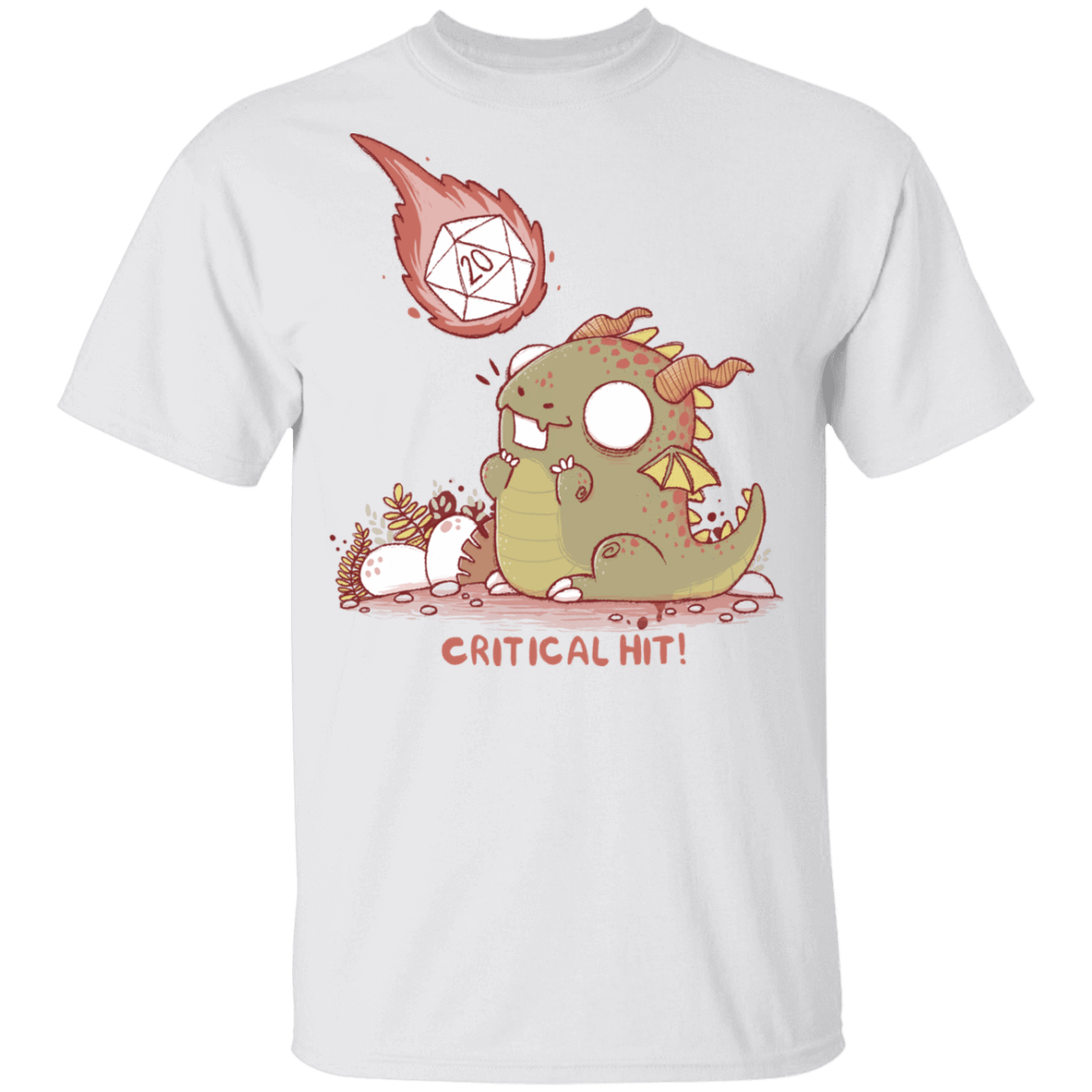 T-Shirts White / YXS Critical Hit Youth T-Shirt