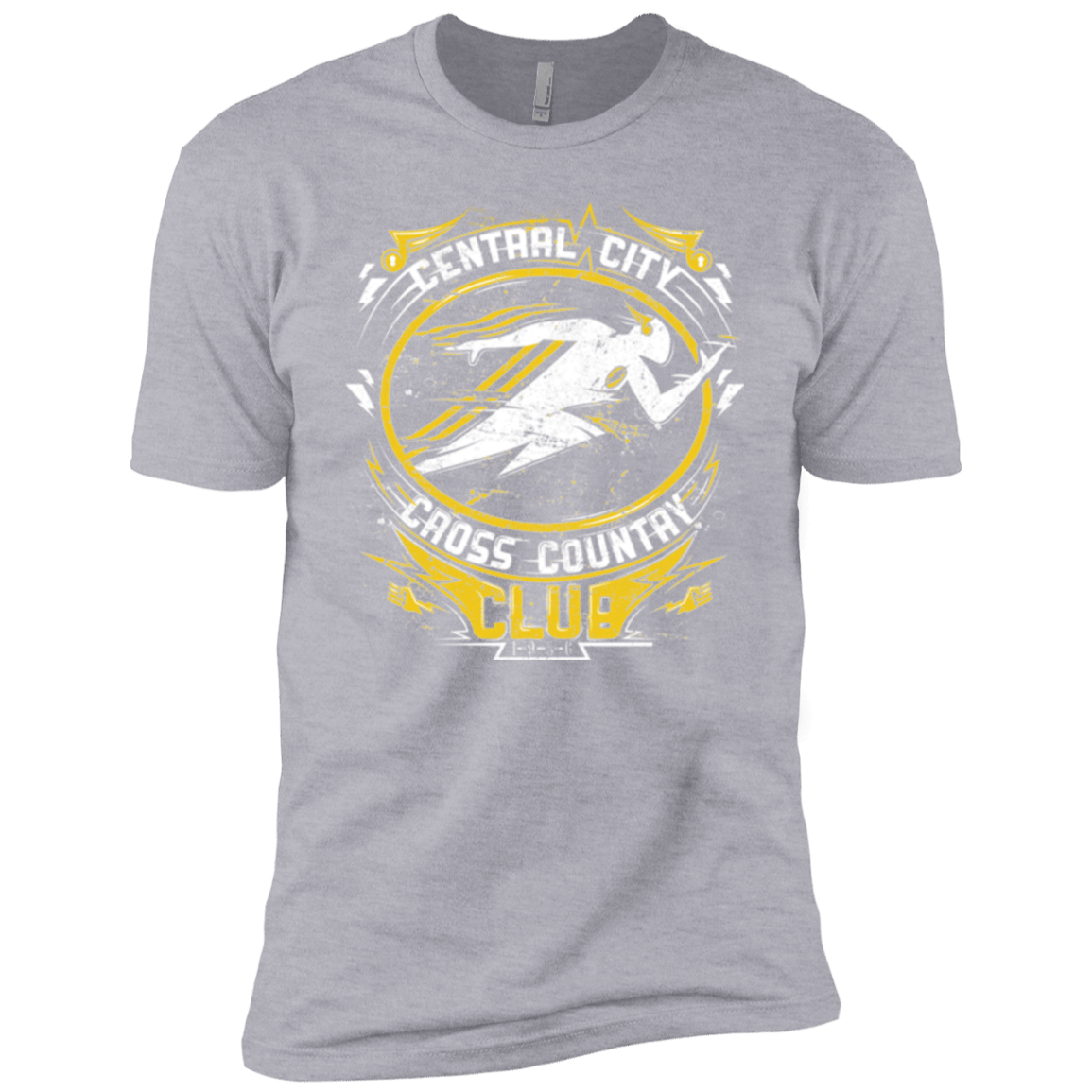 T-Shirts Heather Grey / YXS Cross Country Club Boys Premium T-Shirt