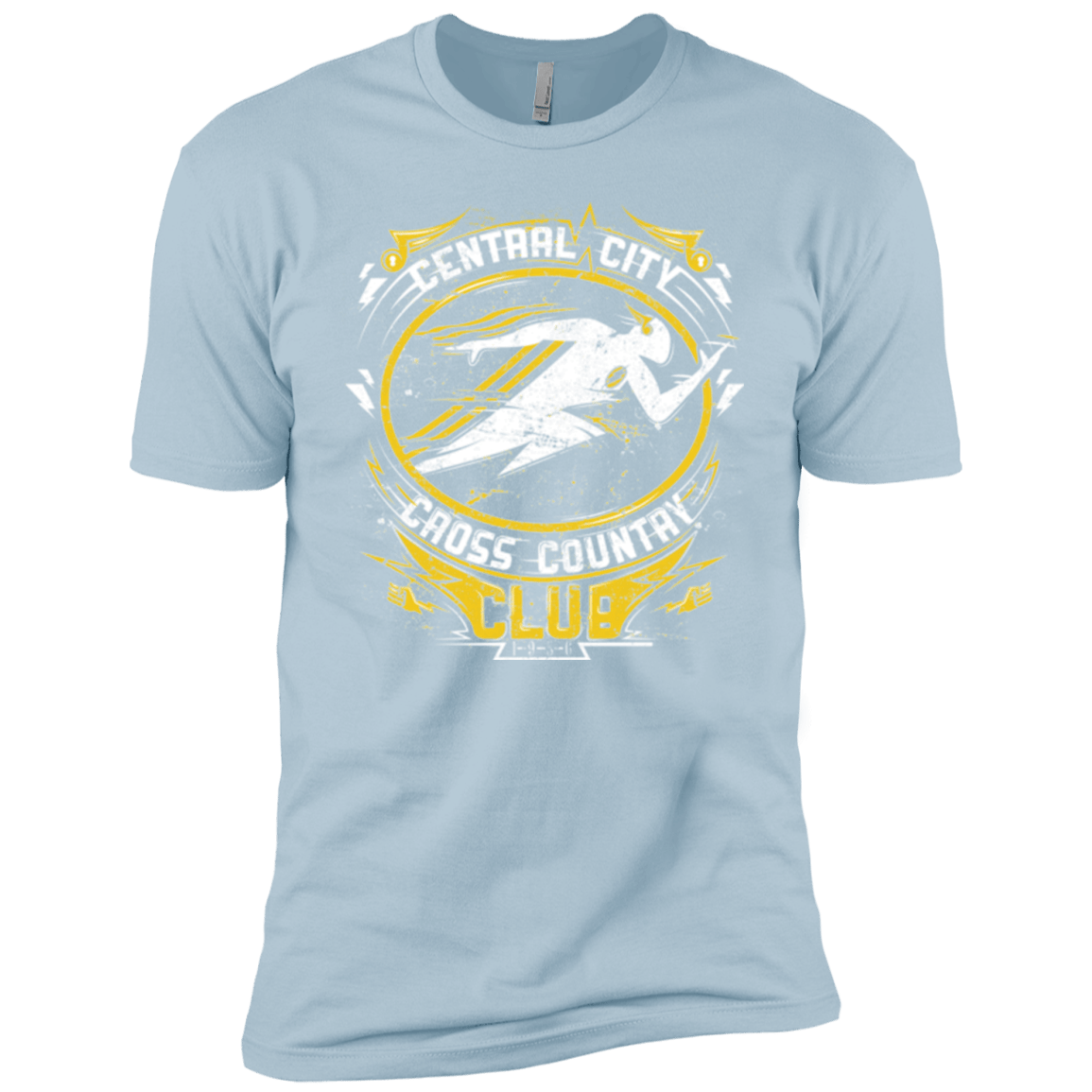 T-Shirts Light Blue / YXS Cross Country Club Boys Premium T-Shirt