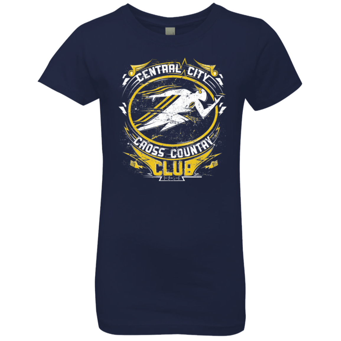 T-Shirts Midnight Navy / YXS Cross Country Club Girls Premium T-Shirt