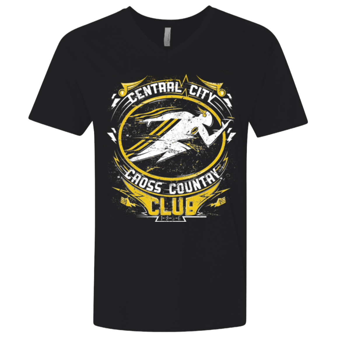 T-Shirts Black / X-Small Cross Country Club Men's Premium V-Neck