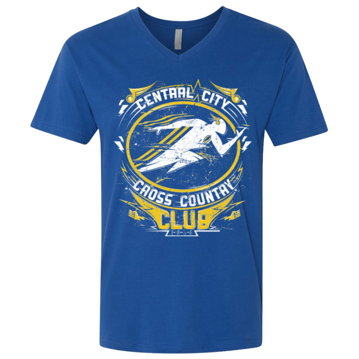 T-Shirts Royal / X-Small Cross Country Club Men's Premium V-Neck