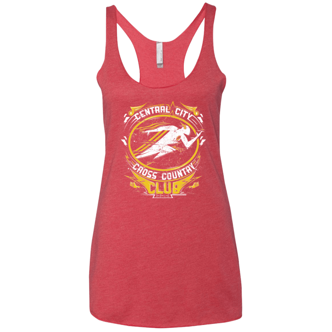 T-Shirts Vintage Red / X-Small Cross Country Club Women's Triblend Racerback Tank
