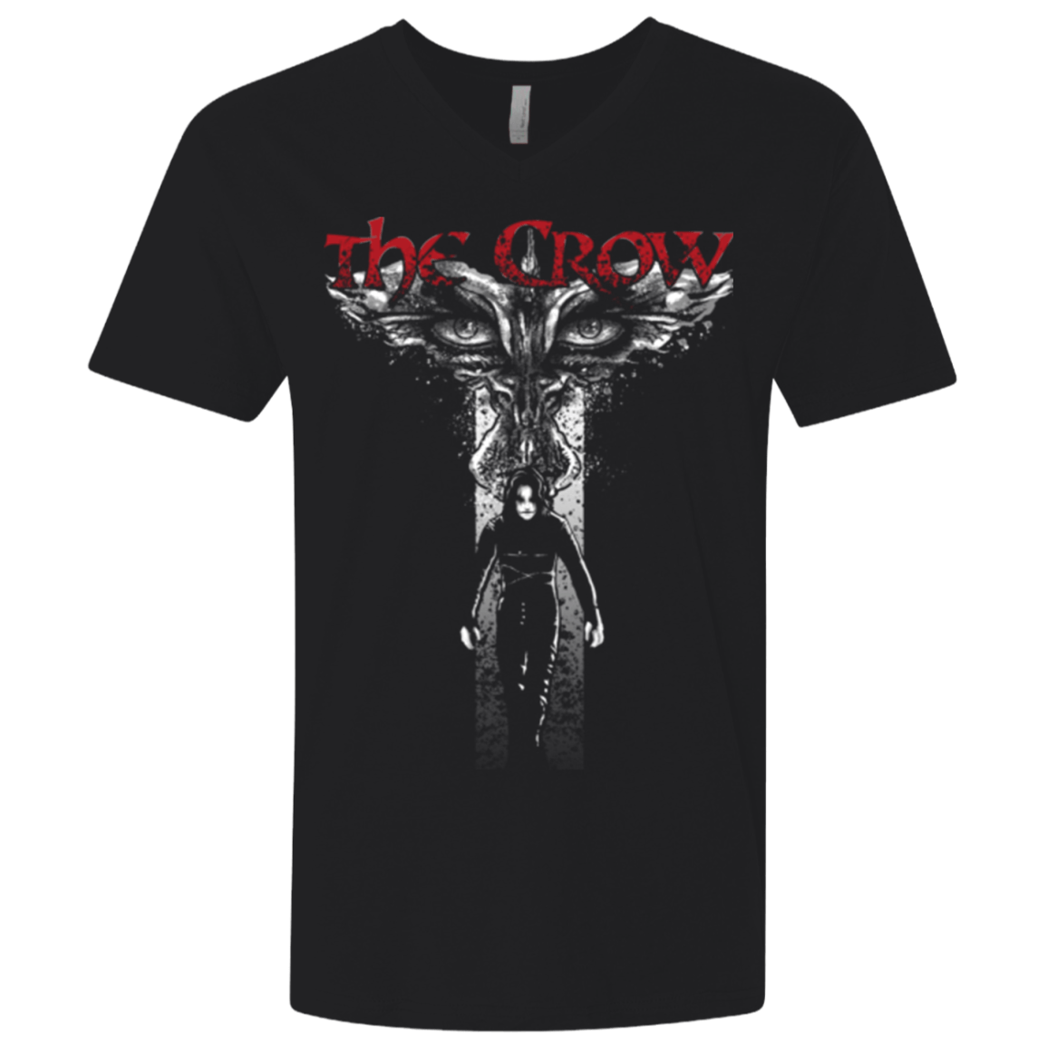 T-Shirts Black / X-Small Cross Crown Men's Premium V-Neck