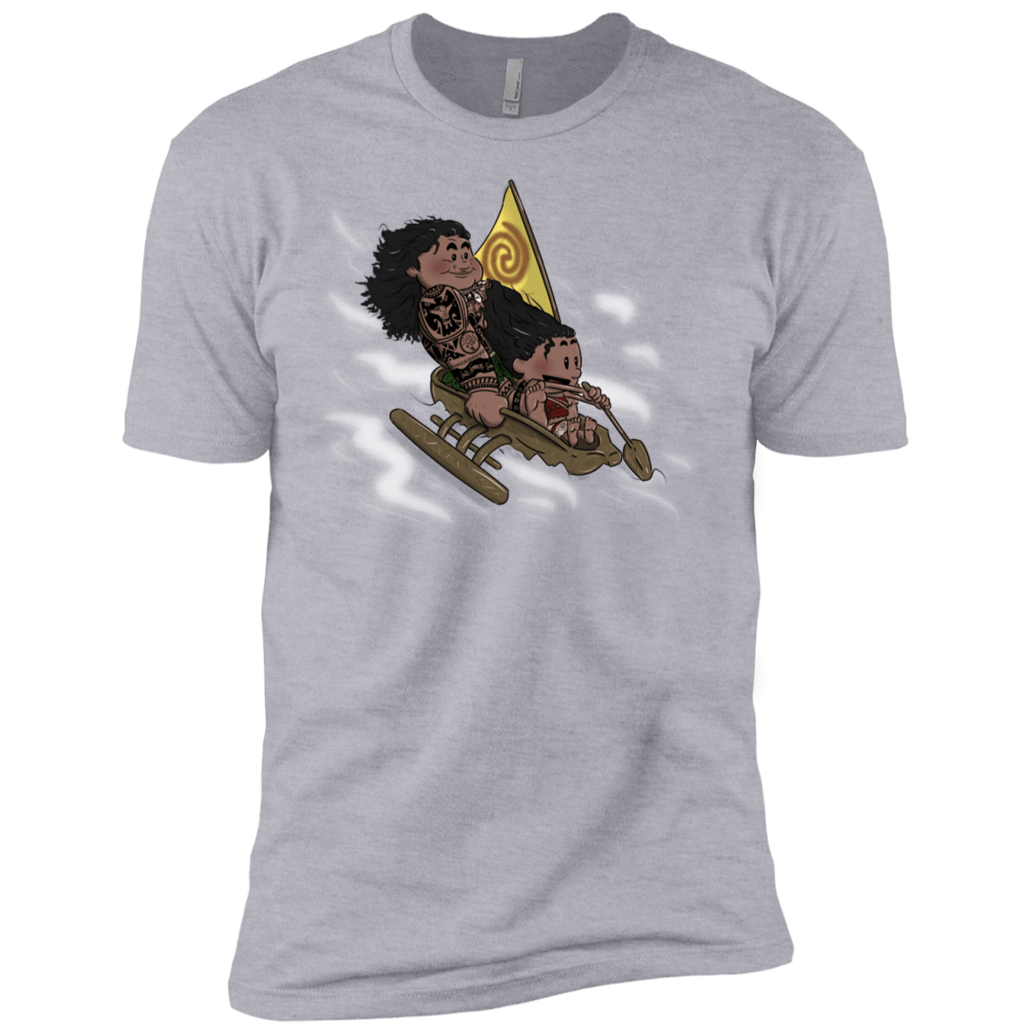 T-Shirts Heather Grey / YXS Cross to The Ocean Boys Premium T-Shirt