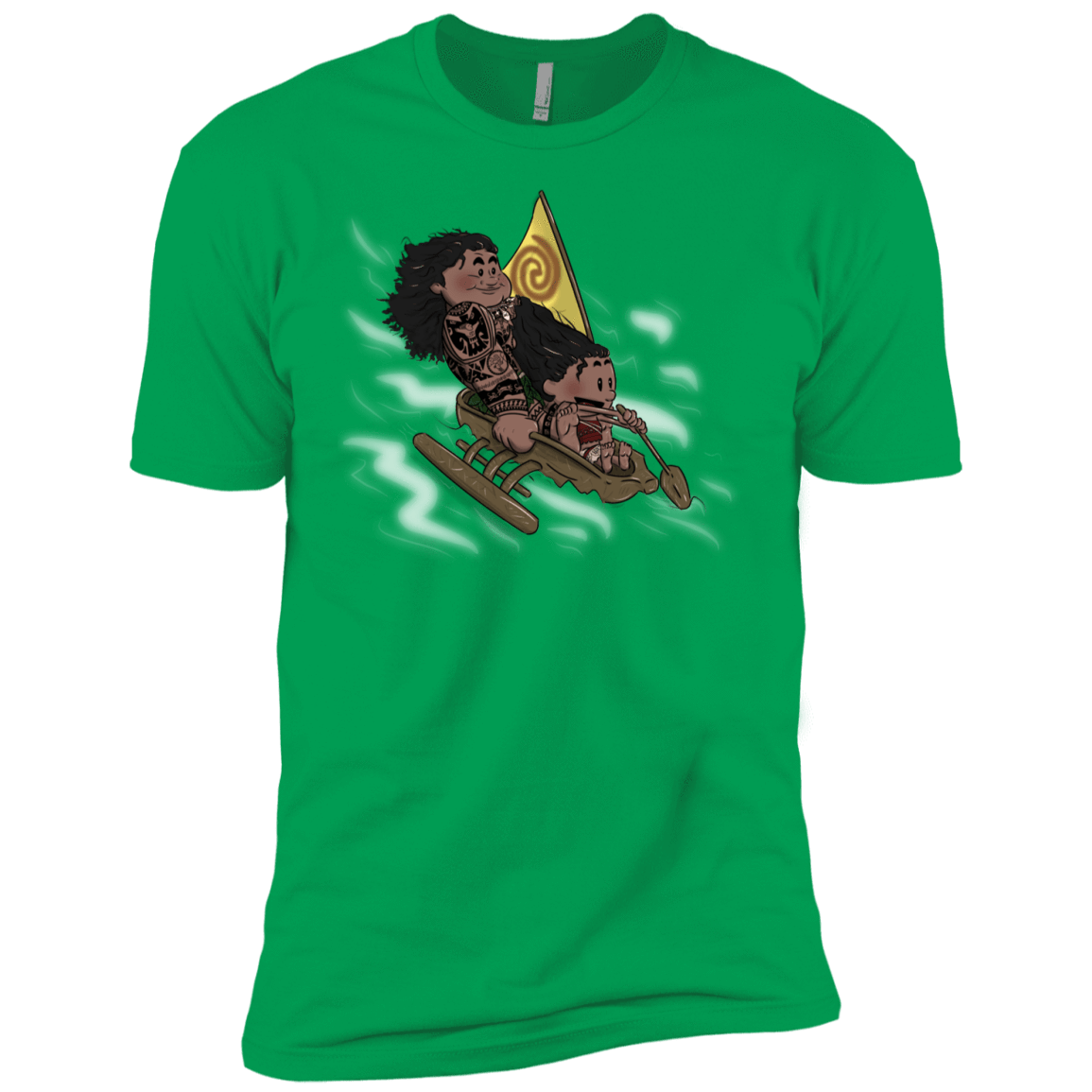 T-Shirts Kelly Green / YXS Cross to The Ocean Boys Premium T-Shirt