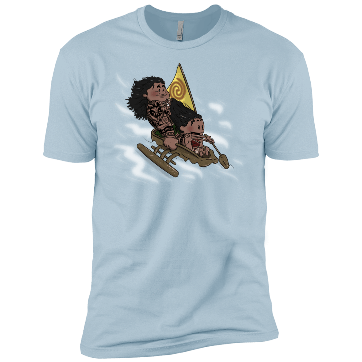 T-Shirts Light Blue / YXS Cross to The Ocean Boys Premium T-Shirt