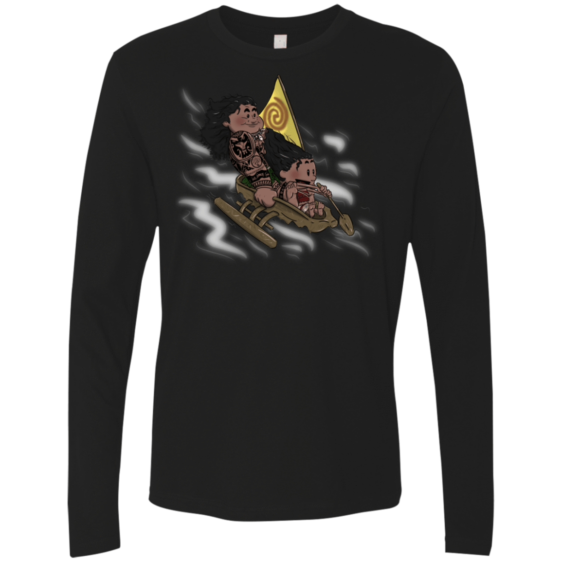 T-Shirts Black / S Cross to The Ocean Men's Premium Long Sleeve