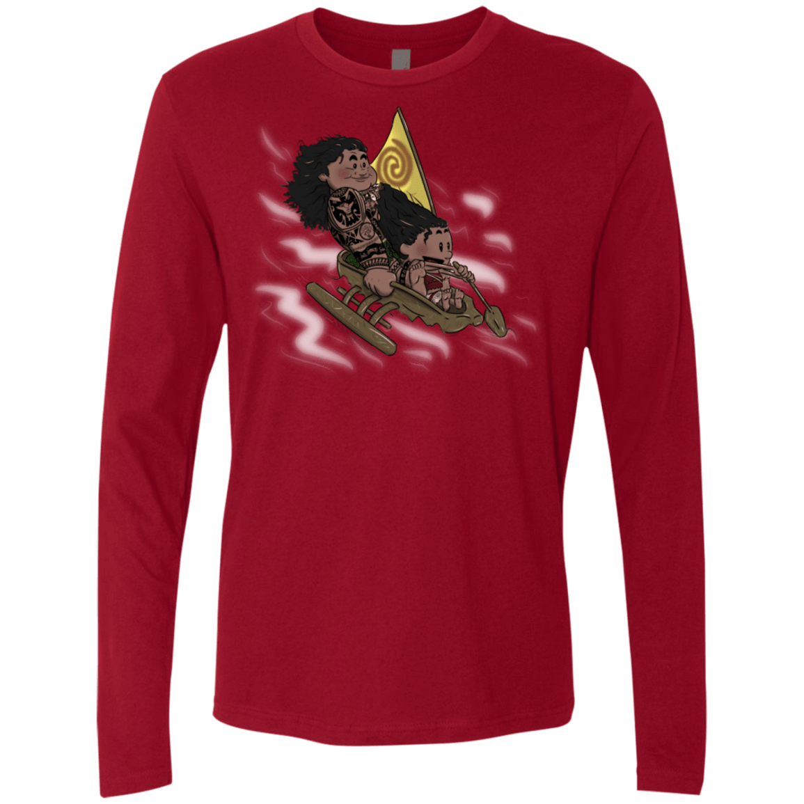 T-Shirts Cardinal / S Cross to The Ocean Men's Premium Long Sleeve