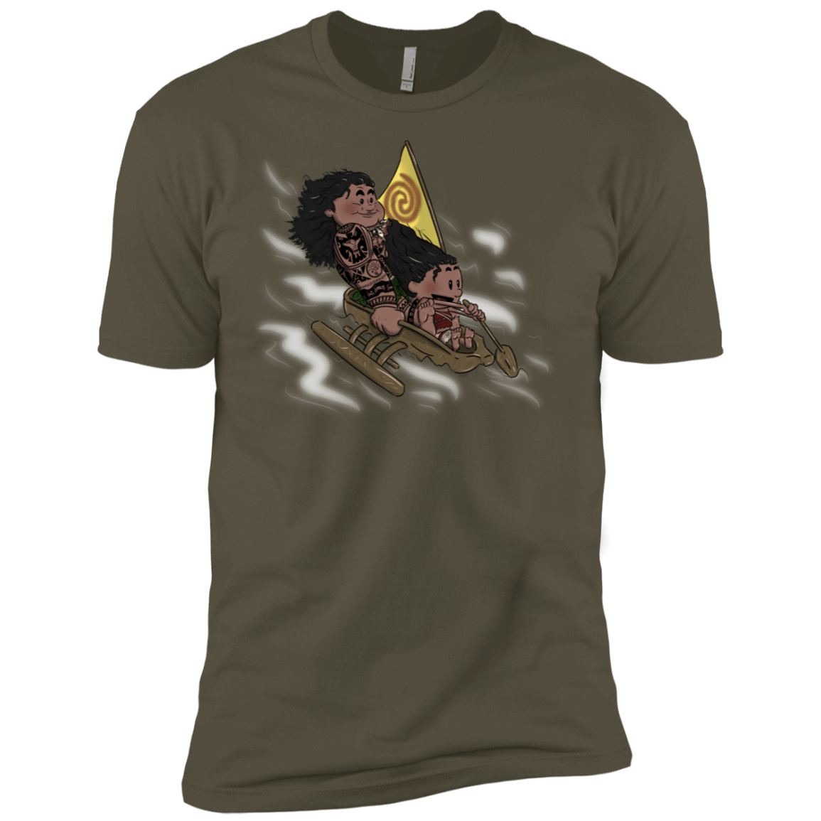 T-Shirts Military Green / X-Small Cross to The Ocean Men's Premium T-Shirt