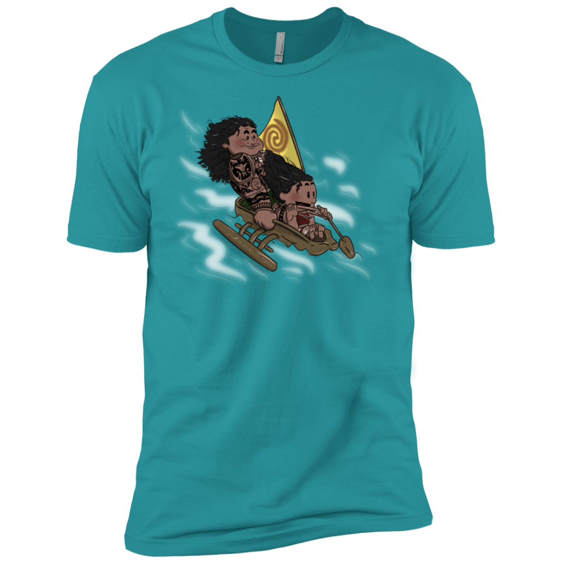 T-Shirts Tahiti Blue / X-Small Cross to The Ocean Men's Premium T-Shirt