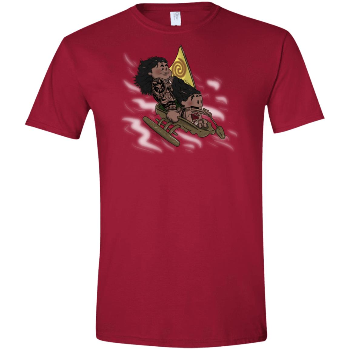 T-Shirts Cardinal Red / S Cross to The Ocean Men's Semi-Fitted Softstyle