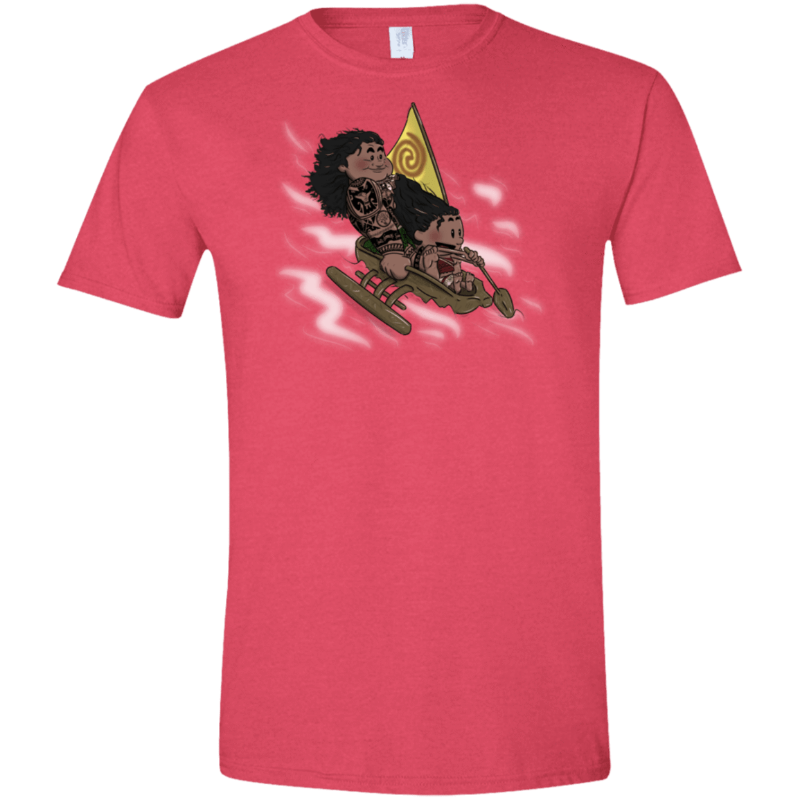 T-Shirts Heather Red / S Cross to The Ocean Men's Semi-Fitted Softstyle