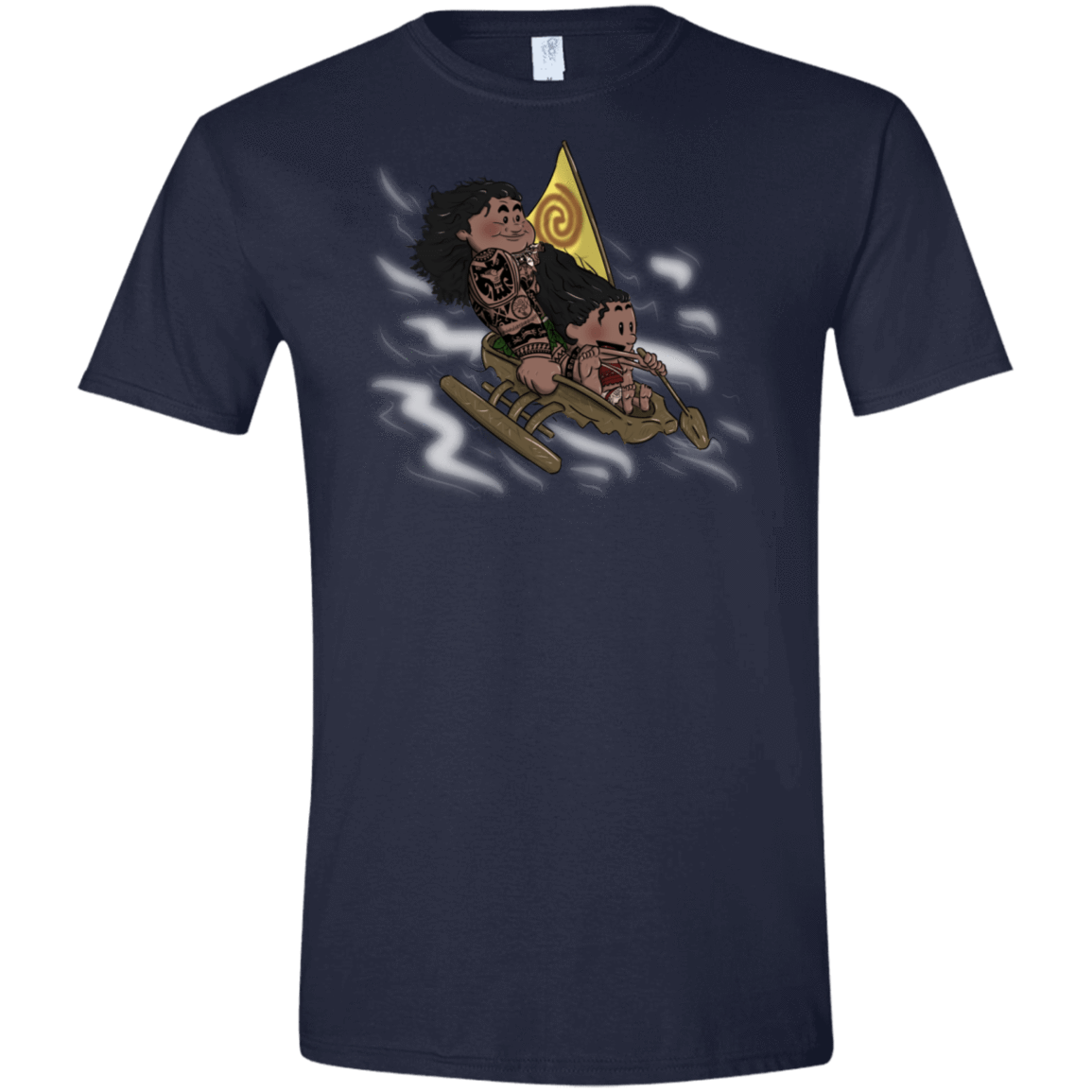 T-Shirts Navy / X-Small Cross to The Ocean Men's Semi-Fitted Softstyle