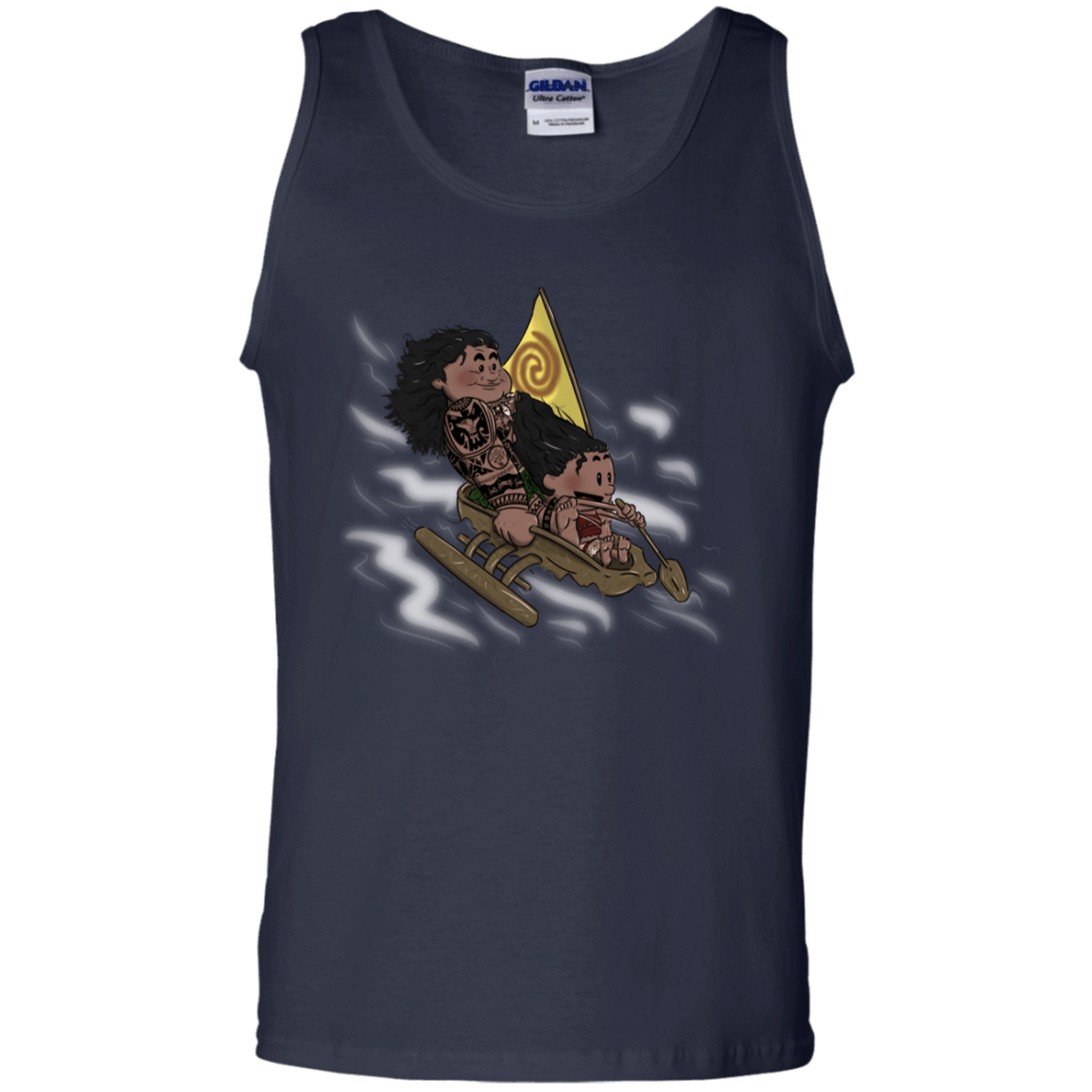 T-Shirts Navy / S Cross to The Ocean Men's Tank Top