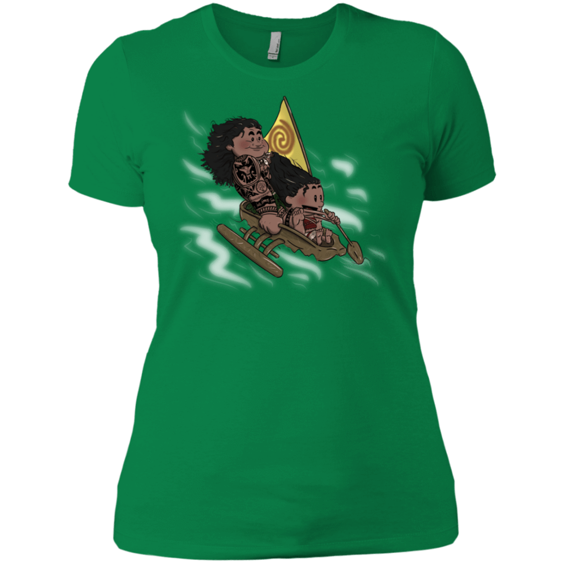 T-Shirts Kelly Green / X-Small Cross to The Ocean Women's Premium T-Shirt