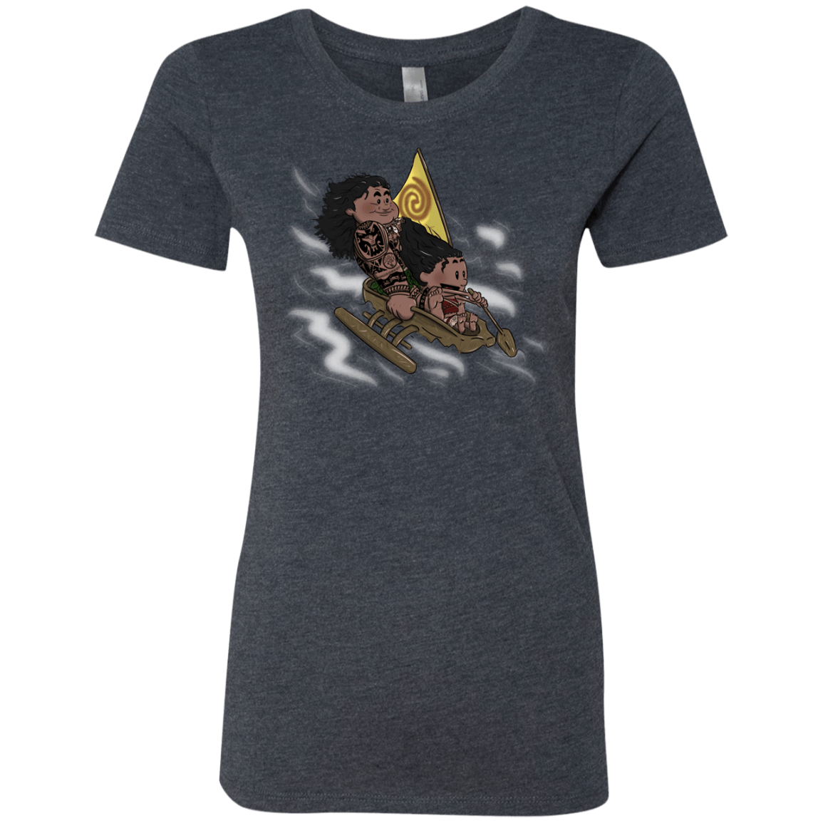 T-Shirts Vintage Navy / S Cross to The Ocean Women's Triblend T-Shirt