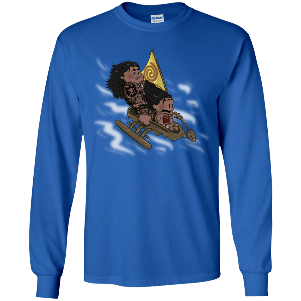 T-Shirts Royal / YS Cross to The Ocean Youth Long Sleeve T-Shirt