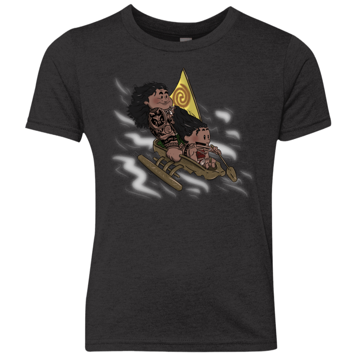 T-Shirts Vintage Black / YXS Cross to The Ocean Youth Triblend T-Shirt