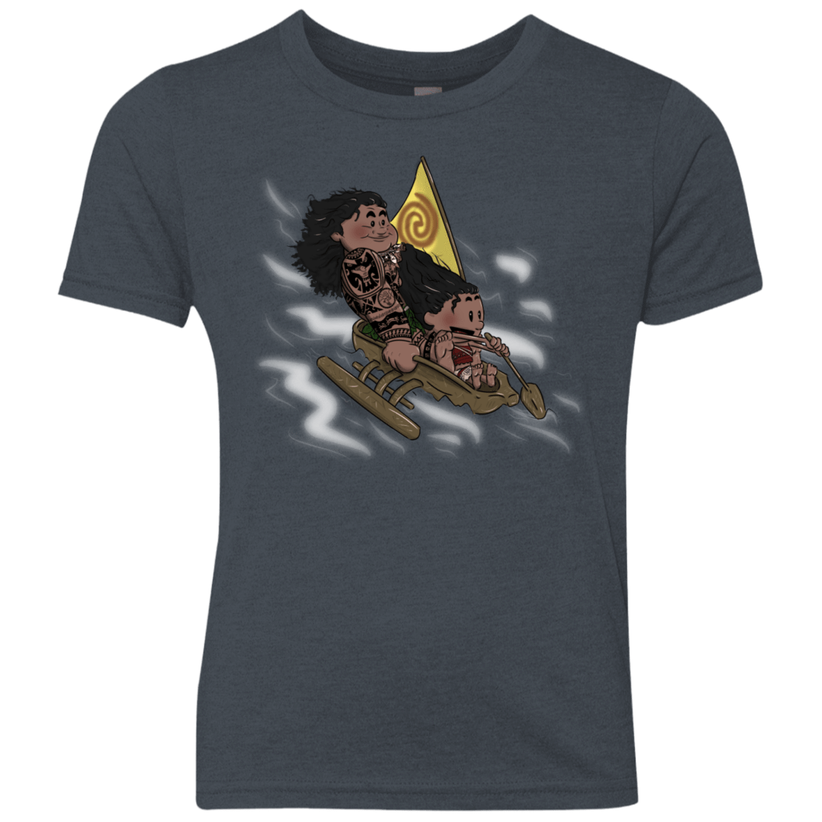 T-Shirts Vintage Navy / YXS Cross to The Ocean Youth Triblend T-Shirt