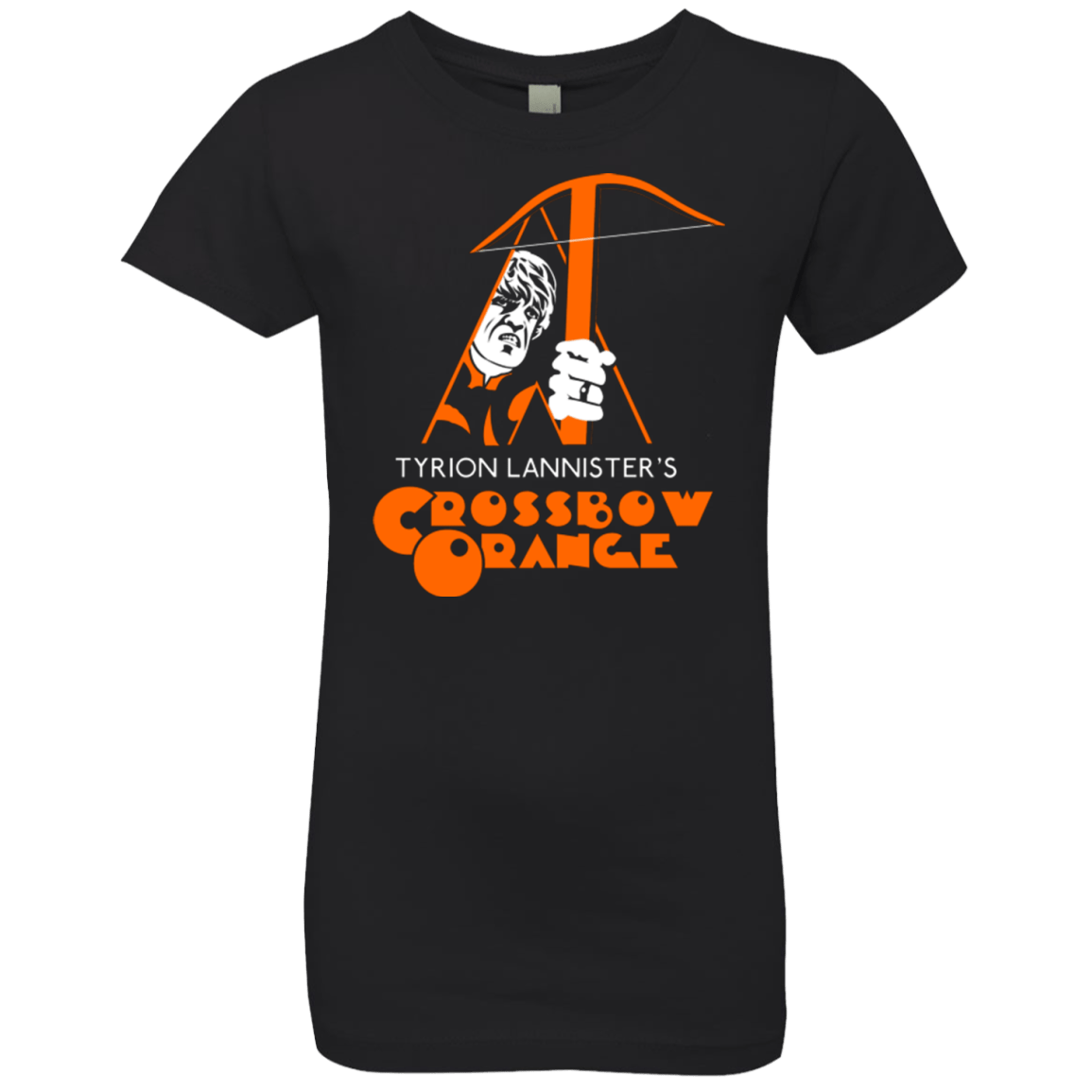 T-Shirts Black / YXS Crossbow Orange Girls Premium T-Shirt