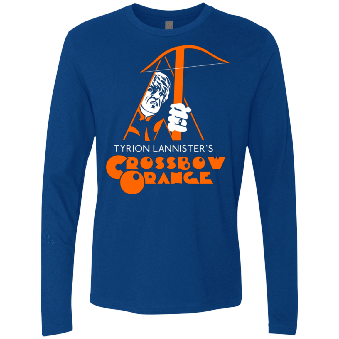 T-Shirts Royal / Small Crossbow Orange Men's Premium Long Sleeve