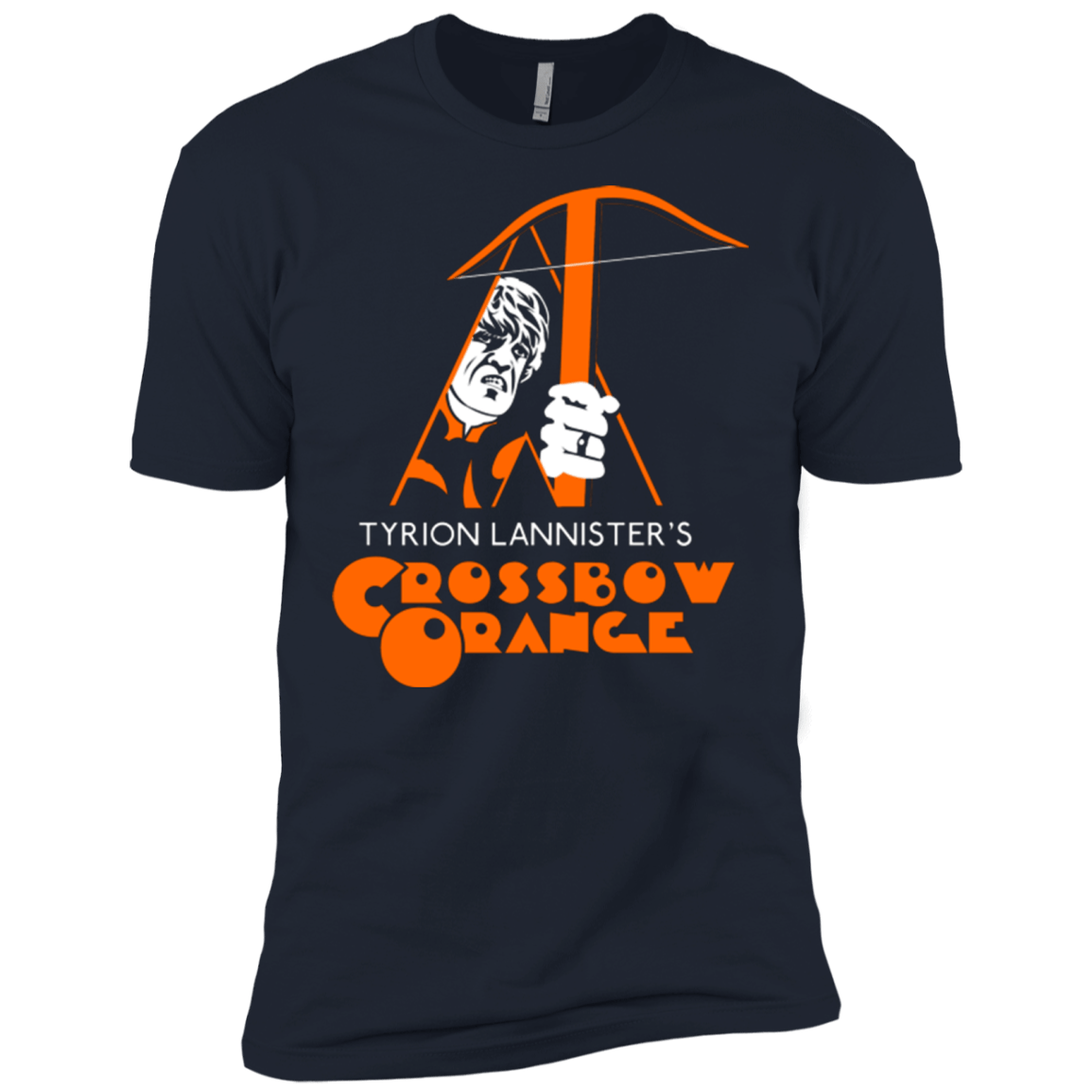 T-Shirts Midnight Navy / X-Small Crossbow Orange Men's Premium T-Shirt