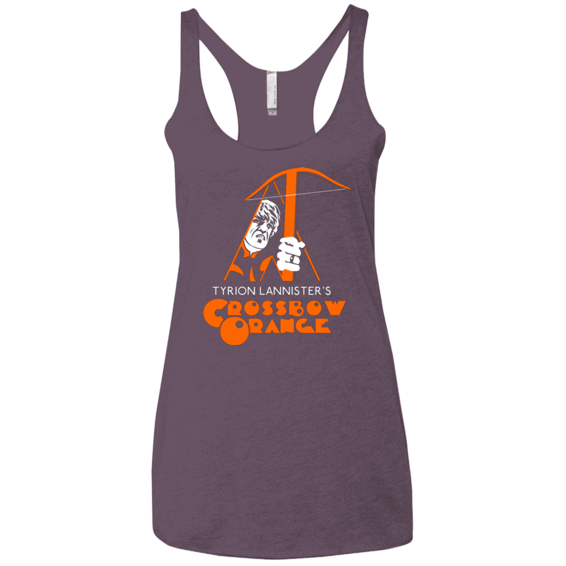 T-Shirts Vintage Purple / X-Small Crossbow Orange Women's Triblend Racerback Tank
