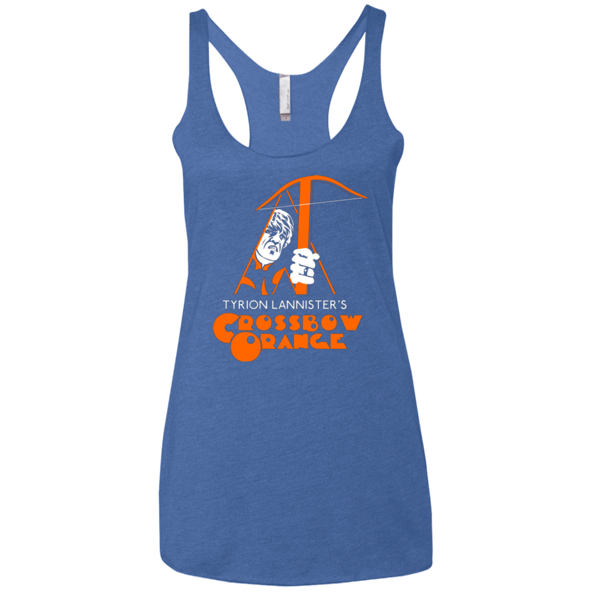 T-Shirts Vintage Royal / X-Small Crossbow Orange Women's Triblend Racerback Tank