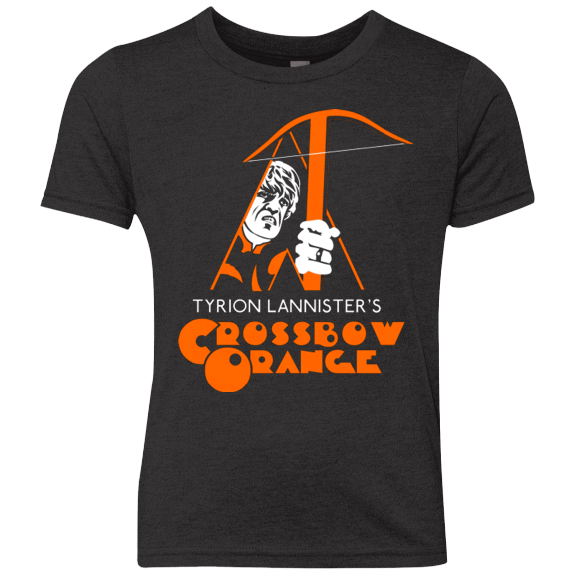 T-Shirts Vintage Black / YXS Crossbow Orange Youth Triblend T-Shirt