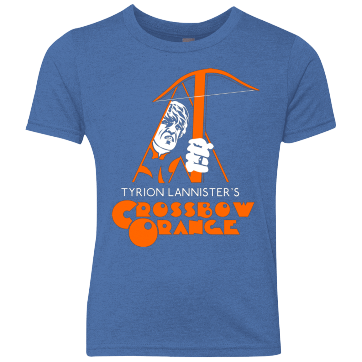 T-Shirts Vintage Royal / YXS Crossbow Orange Youth Triblend T-Shirt