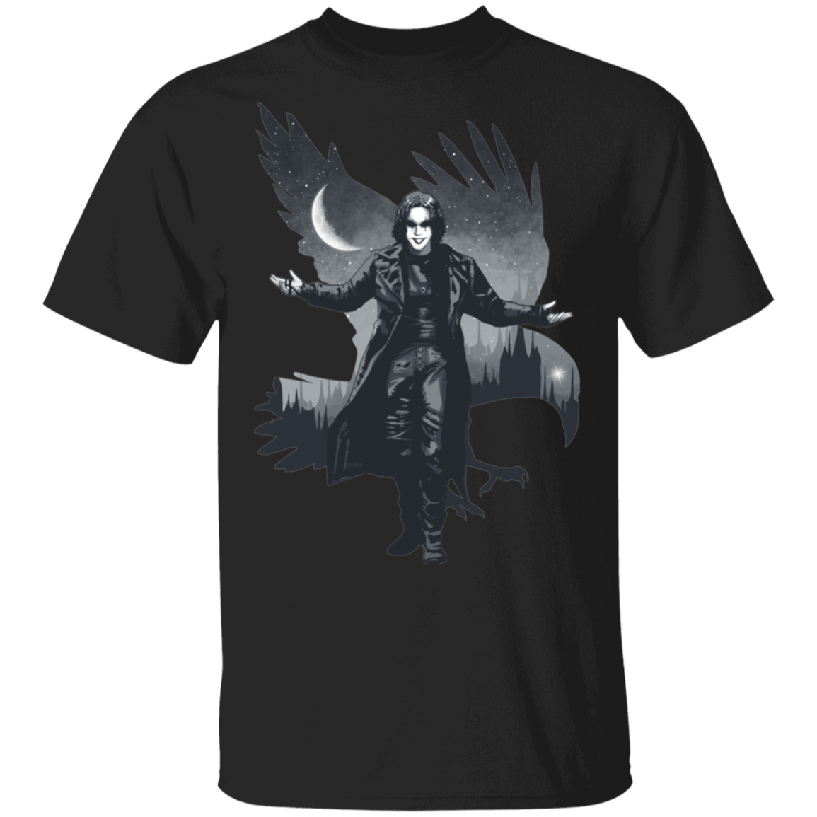 T-Shirts Black / S Crow City T-Shirt