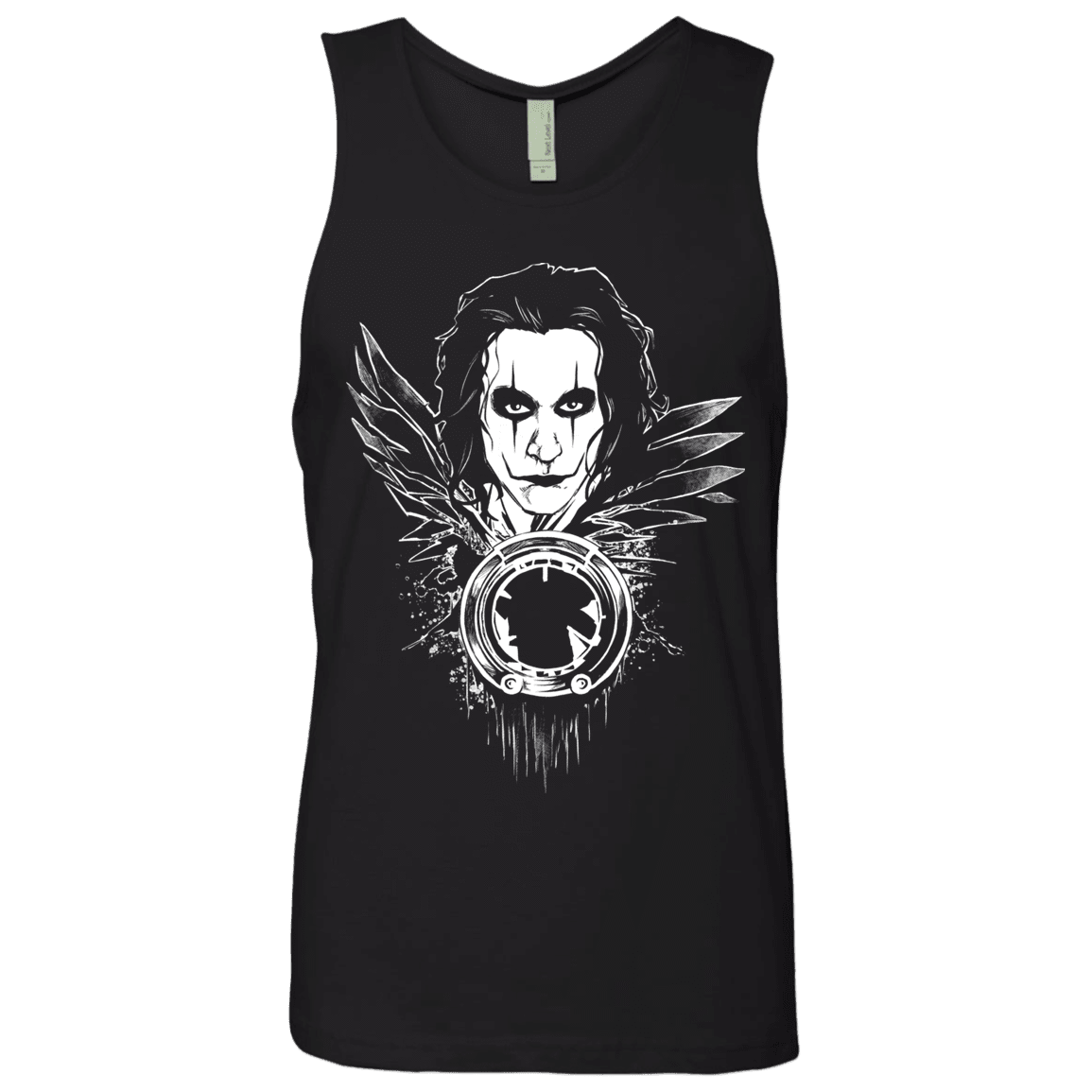 T-Shirts Black / Small Crow Face Men's Premium Tank Top