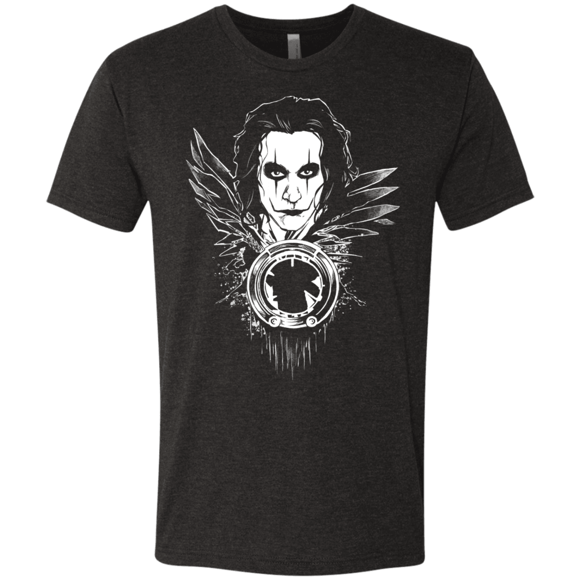 T-Shirts Vintage Black / Small Crow Face Men's Triblend T-Shirt