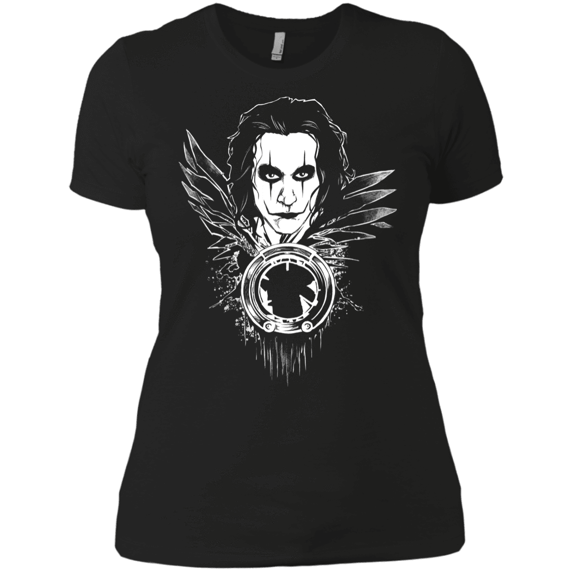 T-Shirts Black / X-Small Crow Face Women's Premium T-Shirt