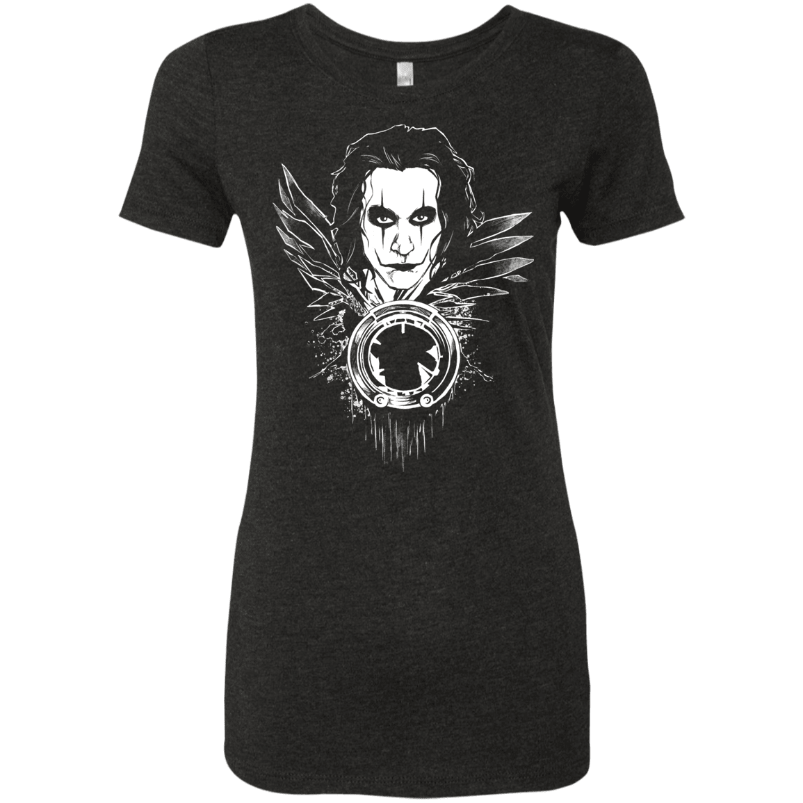 T-Shirts Vintage Black / Small Crow Face Women's Triblend T-Shirt