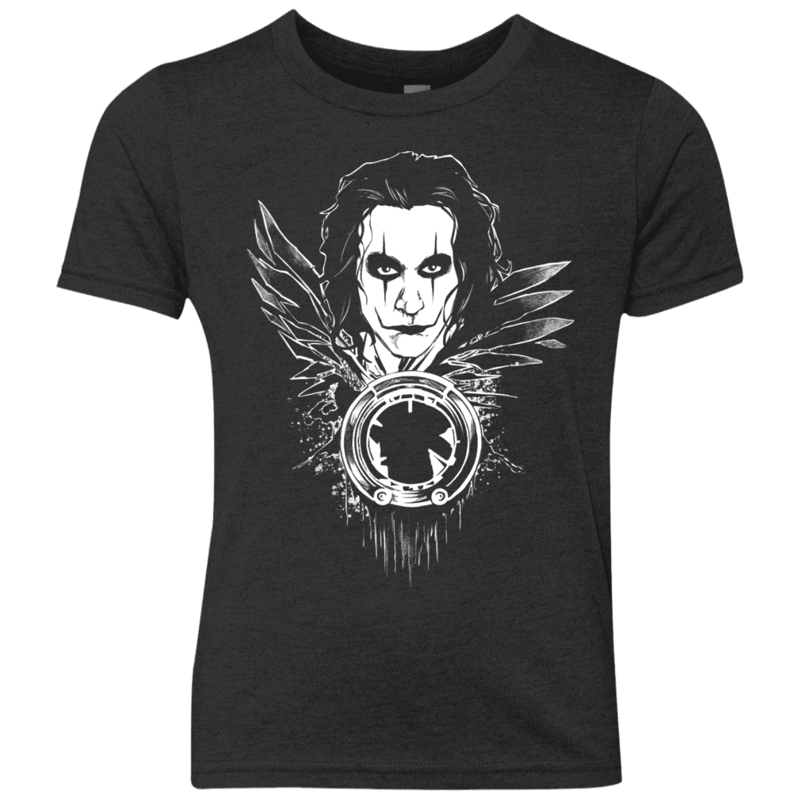 T-Shirts Vintage Black / YXS Crow Face Youth Triblend T-Shirt