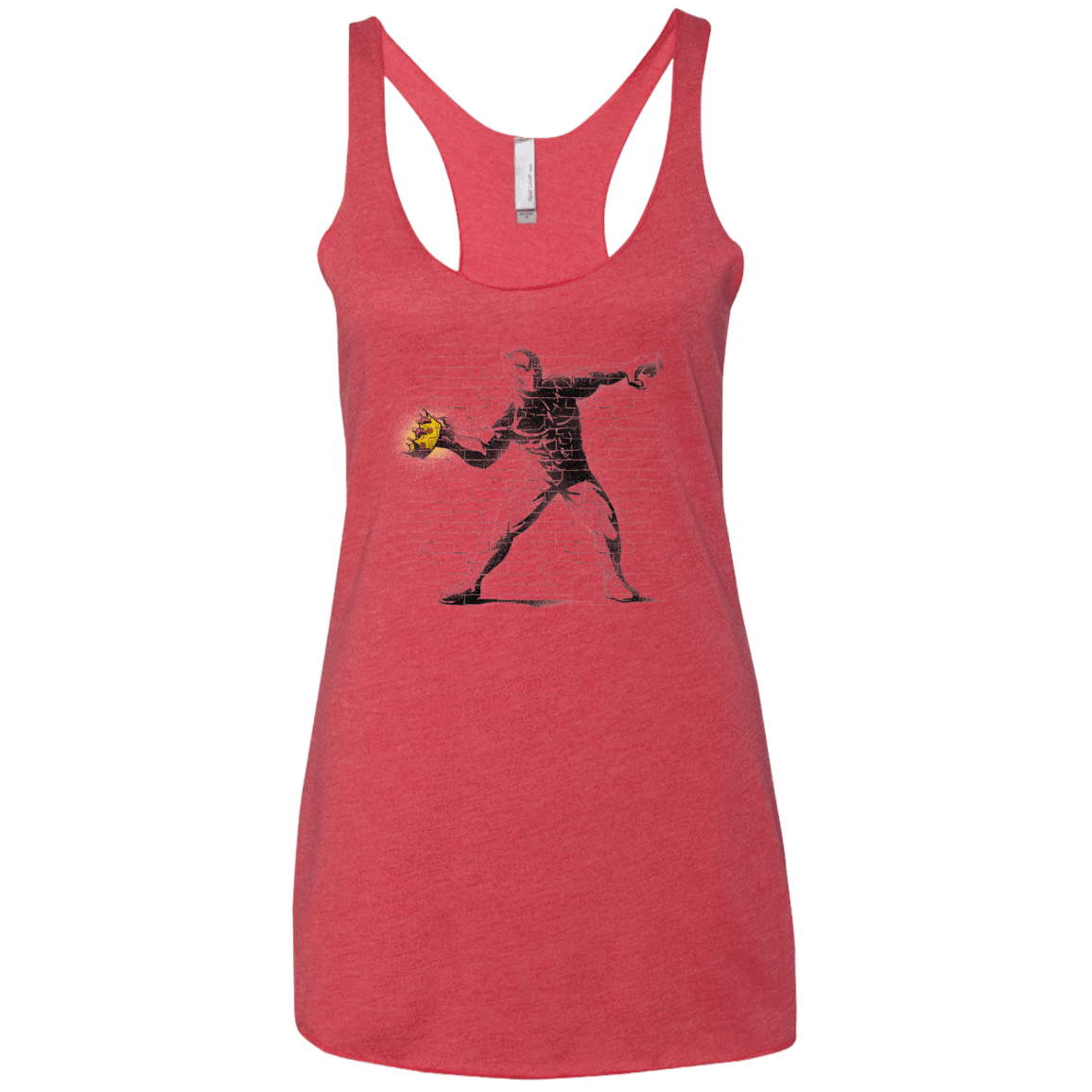 T-Shirts Vintage Red / X-Small Crown Thrower Women's Triblend Racerback Tank