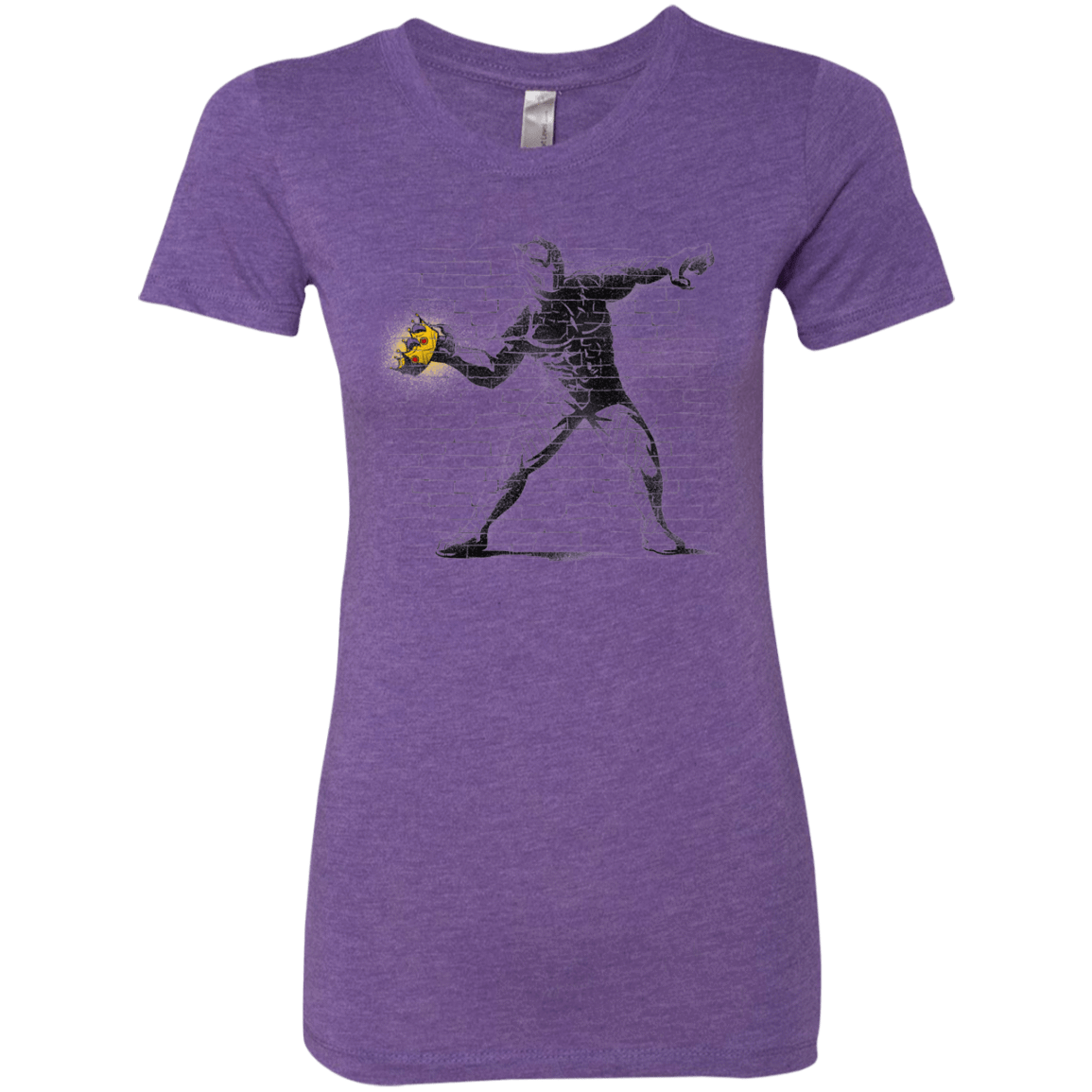 T-Shirts Purple Rush / Small Crown Thrower Women's Triblend T-Shirt