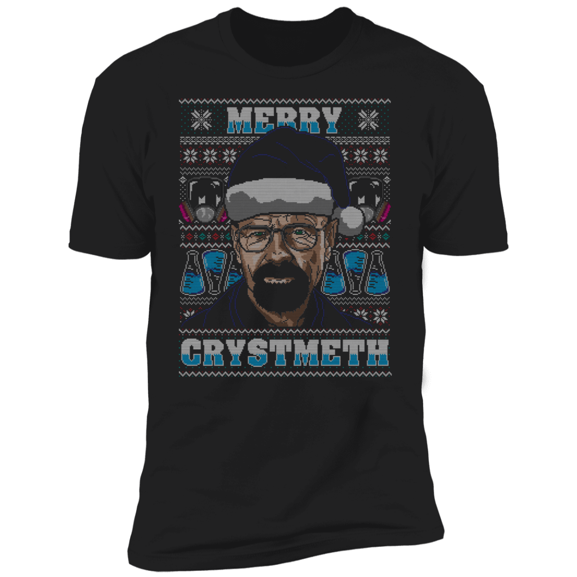 T-Shirts Black / X-Small CRSYSTMETH Ugly Sweater Men's Premium T-Shirt