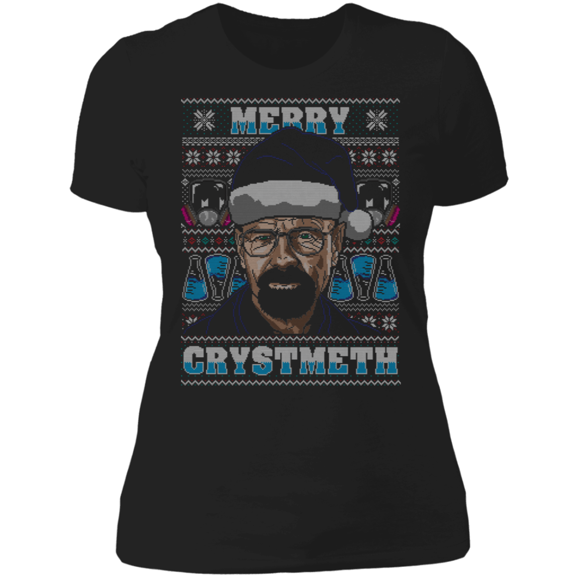T-Shirts Black / X-Small CRSYSTMETH Ugly Sweater Women's Premium T-Shirt