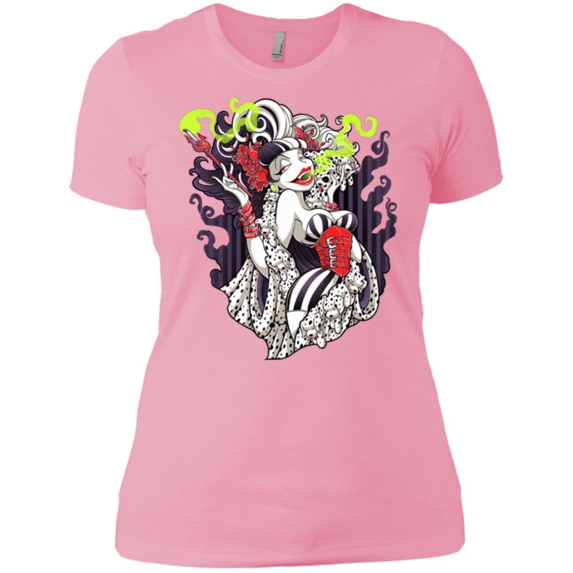 T-Shirts Light Pink / X-Small Crudella De Mon Women's Premium T-Shirt