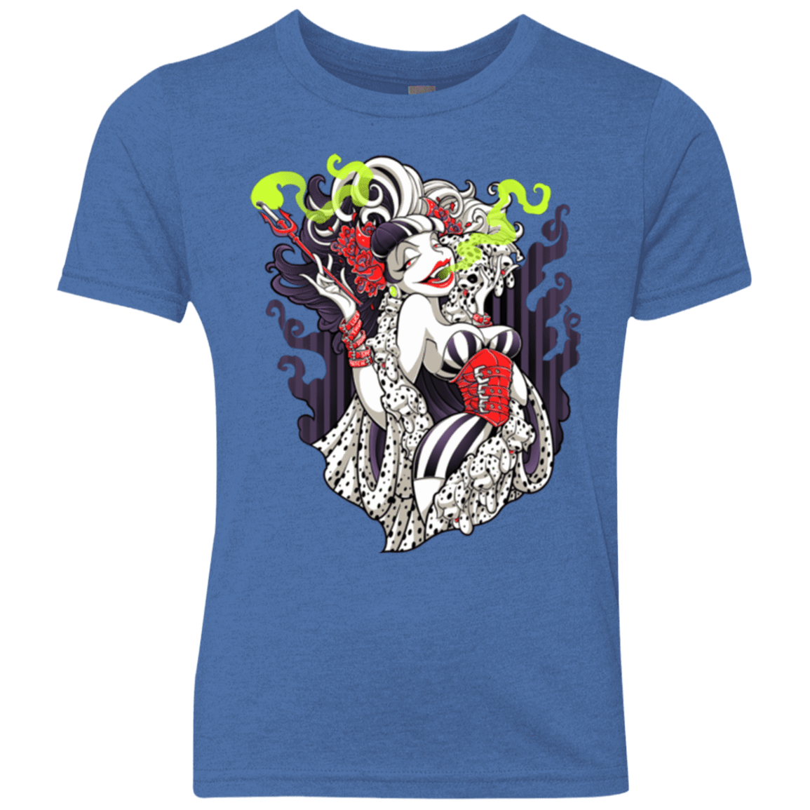 T-Shirts Vintage Royal / YXS Crudella De Mon Youth Triblend T-Shirt