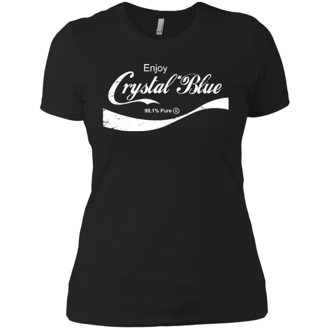 T-Shirts Black / X-Small Crystal Blue Coke Women's Premium T-Shirt