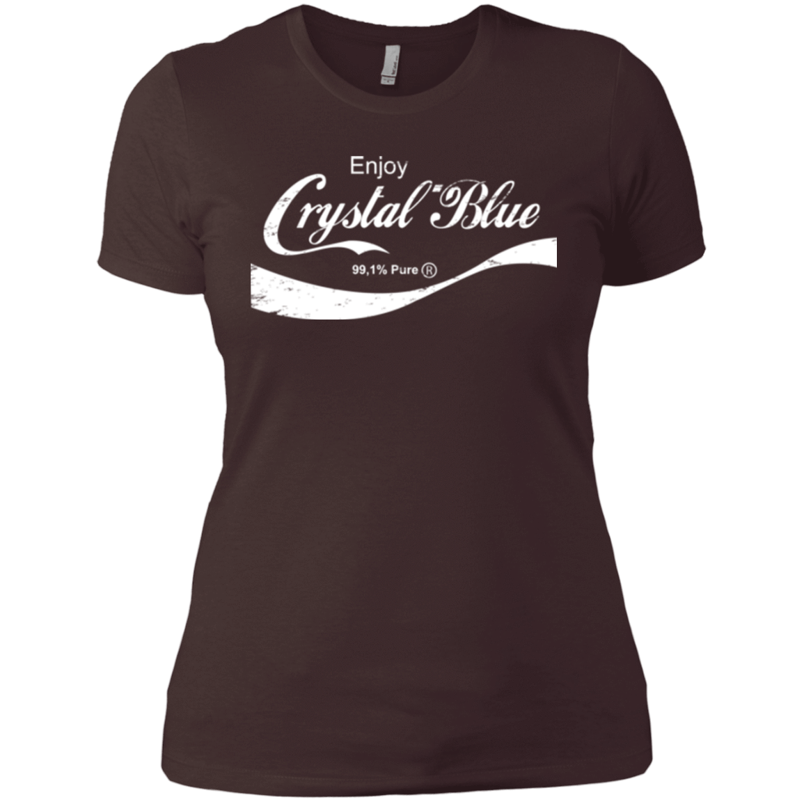 T-Shirts Dark Chocolate / X-Small Crystal Blue Coke Women's Premium T-Shirt
