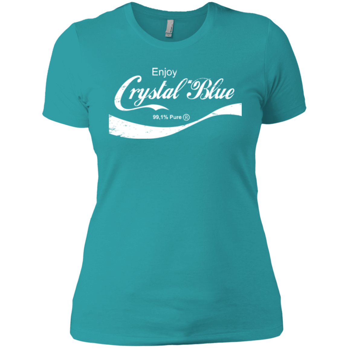 T-Shirts Tahiti Blue / X-Small Crystal Blue Coke Women's Premium T-Shirt