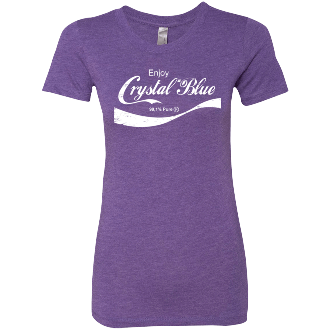 T-Shirts Purple Rush / Small Crystal Blue Coke Women's Triblend T-Shirt